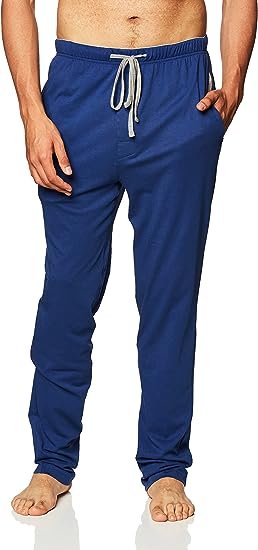Men's Solid Knit Sleep Pant With Drawstring